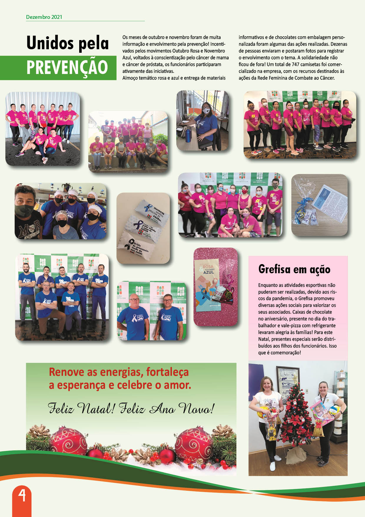 Boas Festas com saúde e alegrias — edição especial Fiação São Bento